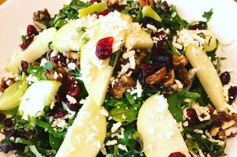Apple Walnut Cranberry Salad