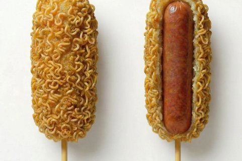 Crispy Ramen Sausage