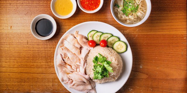Poached Chicken Rice