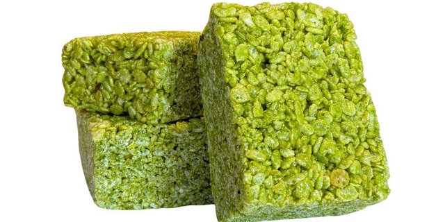Matcha Rice Krispie Treat