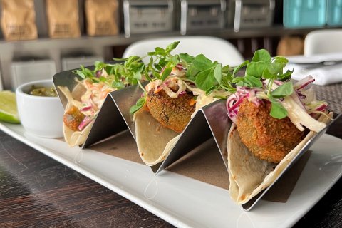 Crispy Avocado Street Tacos