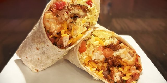Crispy Chicken Breakfast Wrap
