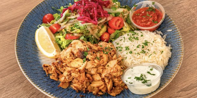 Chicken Doner Plate