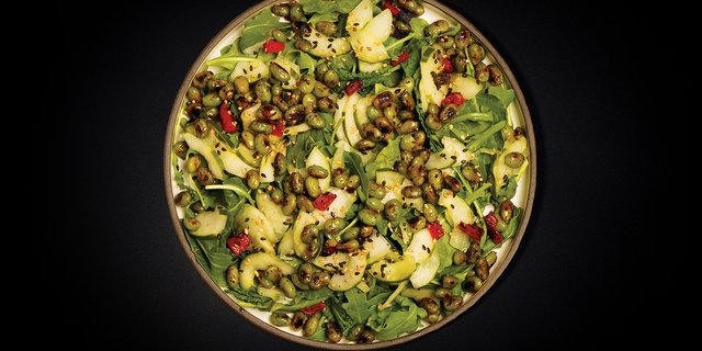 Grilled Edamame Salad