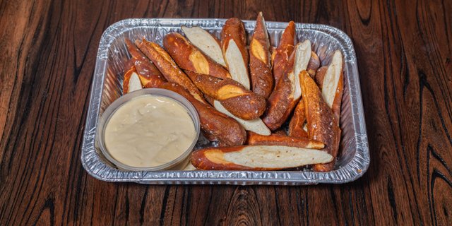 Pretzel Sticks With Dijon Aioli