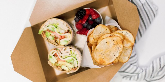 Balsamic Portobello Mushroom Wrap Boxed Lunch