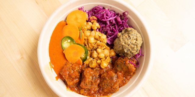Spicy Beef & Lamb Meatball Bowl Boxed Lunch