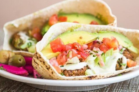 Avocado Falafel Sandwich