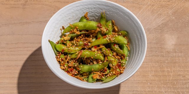 Garlic Chili Edamame