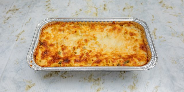 Haitian-Style Macaroni w/ Shrimp