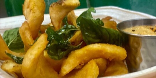 Crispy Twisted Truffle Potatoes