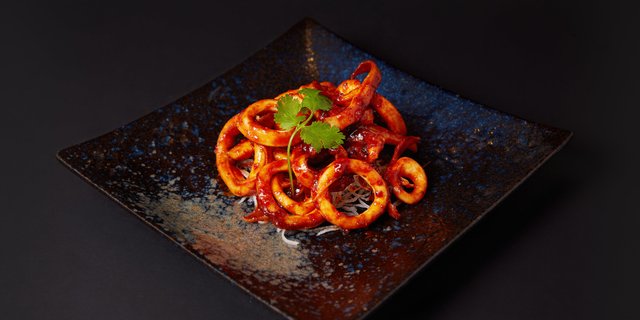 Spicy Kimchee Squid