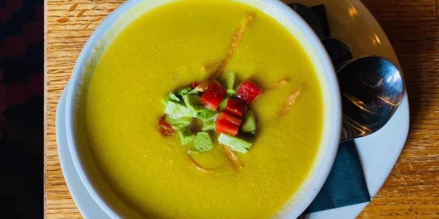 Chilled Golden Gazpacho Soup
