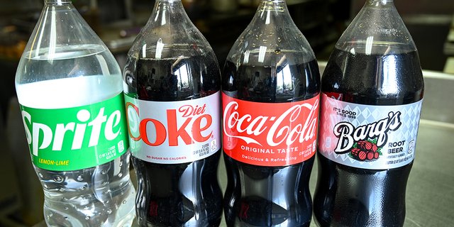 Assorted 2L Soda Bottles