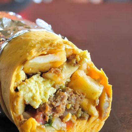 The Inferno Breakfast Burrito
