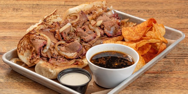 Prime Brisket French Dip Sandwich