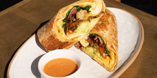 Bacon & Crispy Potatoes Burrito