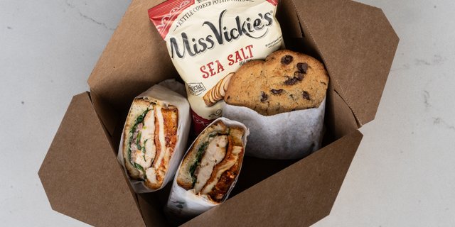 Chicken Caprese Sandwich Boxed Lunch