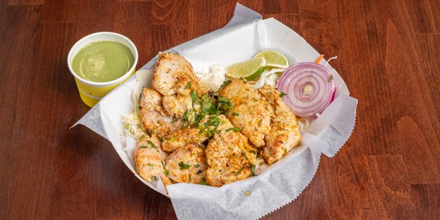 Chicken Malai Kebab Platter