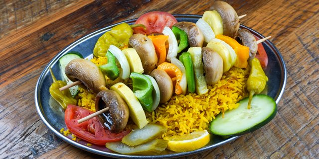 Vegetarian Kebab