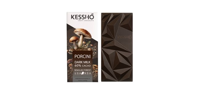 Porcini 60% Dark Milk Chocolate Bar