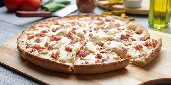Gluten-Free Chicken Bacon Ranch Pizza