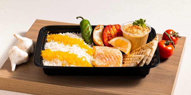 Grilled King Salmon Boxed Lunch