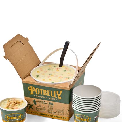 Chicken Pot Pie Soup for a Group