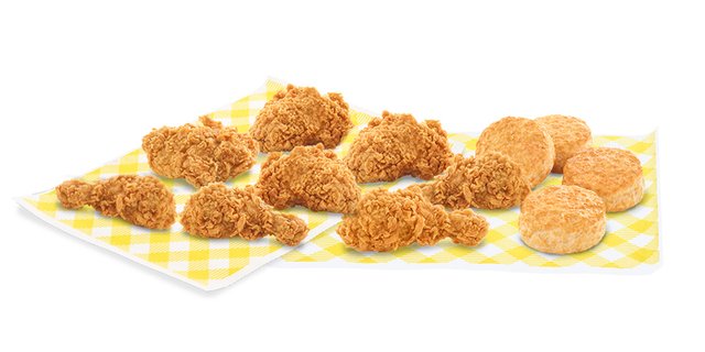 8pc Chicken Box w/4 Biscuits
