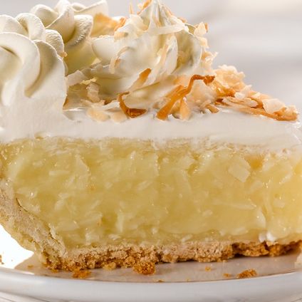 Coconut Cream Pie Slice