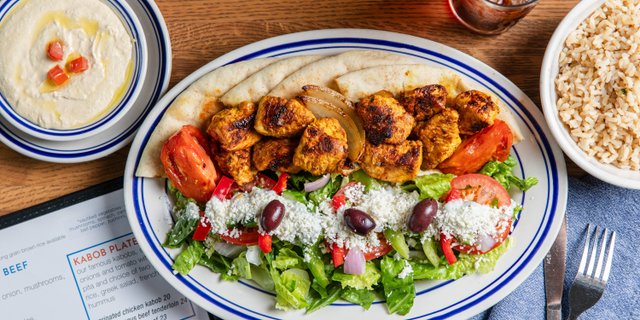 Chicken Kabob Plate