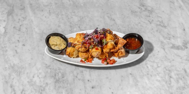 Green Chili Wontons