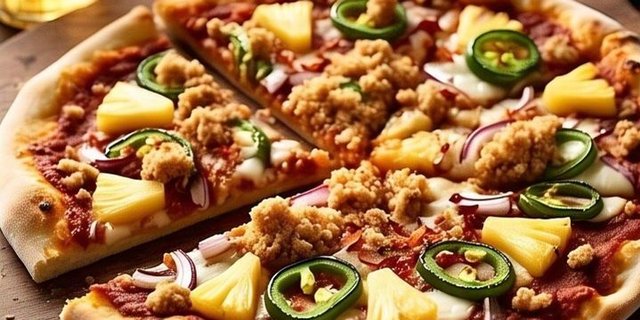 Gluten-Free Spicy Pineapple Vegan Pizza