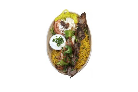 Lamb Kabob Platter