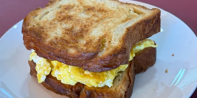 Egg & Cheese Croissant Bread Sandwich