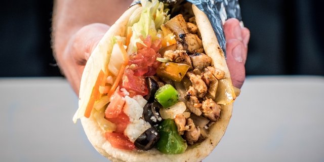 Lemon Chicken Wrap