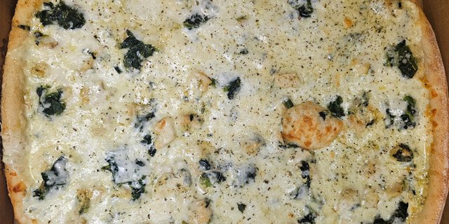 White Broccoli Pizza