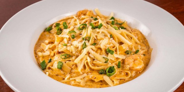Shrimp & Tasso Pasta
