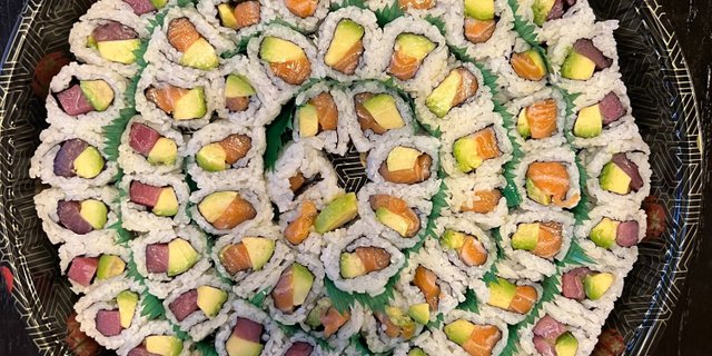 Tuna & Salmon Roll Party Tray