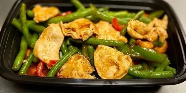 Volcano String Bean Stir-Fry