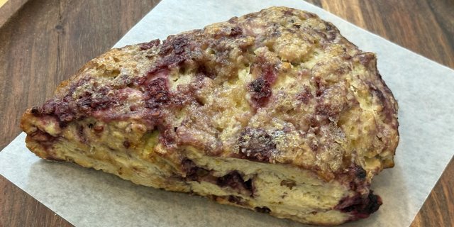 Raspberry Almond Scone