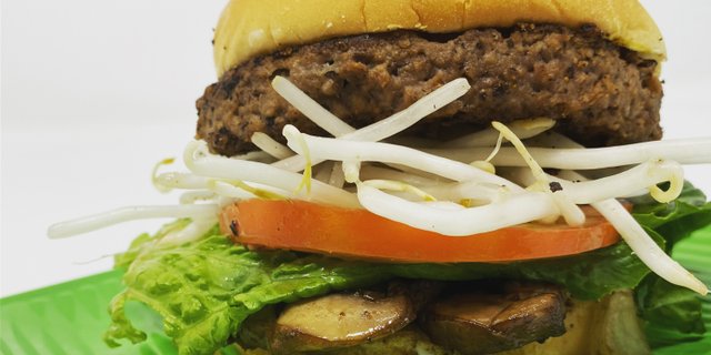 Jerk Vegan Impossible Burger