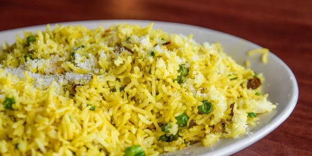 Saffron Rice Tray