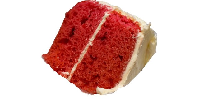 Strawberry & Cream Cake Slice