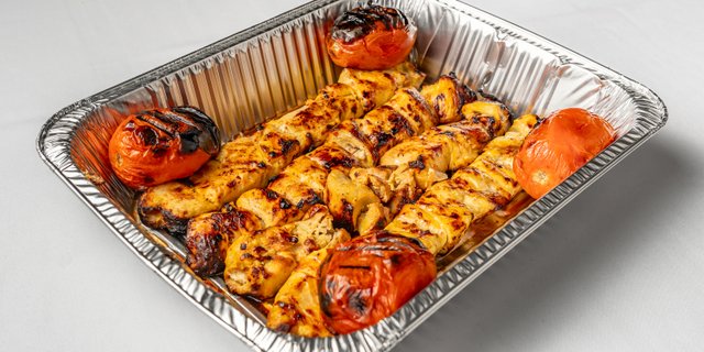 Saffron Chicken Kabobs