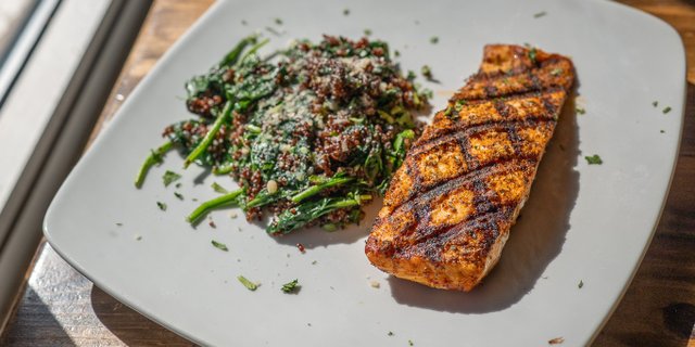 Wild Blackened Grilled Salmon