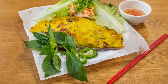 Vegan Vietnamese Pancake