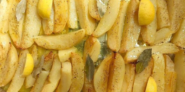 Greek Lemon Potatoes