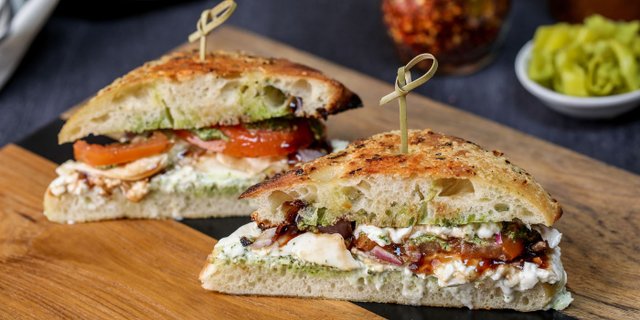 Burrata Caprese Sandwich