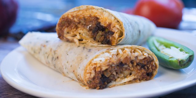 Chicken Tinga Burrito